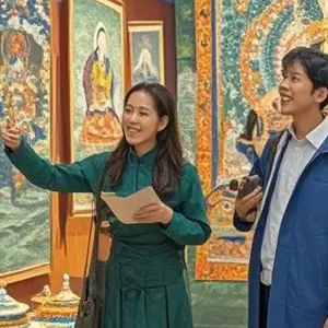 The Legacy on Fingertips: Tibetan Thangka Art and Handicrafts