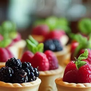Fruity Elegance: The Colorful World of Berry Cups