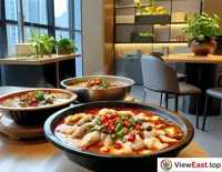 During office lunchtime, colleagues share several takeout orders of Guizhou Sour Soup Fish, the tangy and spicy aroma wafting through the office.