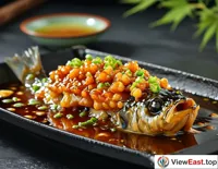 In food photography, the luster and delicate texture of West Lake vinegar fish are perfectly captured, making one's mouth water.