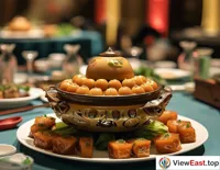 In a Fujian banquet hall, Buddha Jumps Over the Wall serves as a welcoming dish, offering a unique flavor and rich layers that leave a lasting impression.