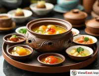 At a high-end business banquet, Buddha Jumps Over the Wall is the finale, showcasing luxury with its exquisite pot and rich ingredients.