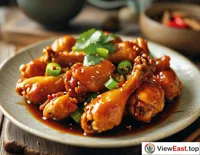 At a family gathering, a home-style Sanbei Chicken is served, with its familiar taste evoking cherished childhood memories.