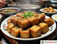 At Changsha's Fire Palace, plate after plate of stinky tofu is served as a signature snack, with diners vying to savor the authentic Hunan flavor.