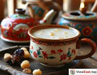 At festivals in Inner Mongolia, milk tea as a traditional drink adds warmth and sweetness to the celebration.