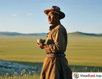 On the vast grasslands of Inner Mongolia, herdsmen start their day with a bowl of milk tea in the morning dew.