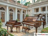 The echo of history within the Piano Museum on Gulangyu Island.
