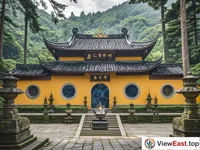 The meditative bell sounds of Guoqing Temple at Tiantai Mountain.