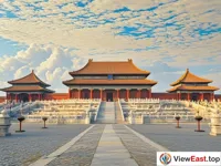 The imposing grandeur of the Three Great Halls in the Forbidden City.