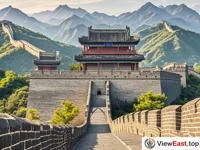The historical testament of the Shanhaiguan at the eastern end of the Great Wall.