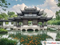 The classical charm of the Xu Garden at Slender West Lake in Yangzhou.