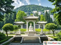 The literary ambiance of the Bai Juyi's tomb at Baiyuan in Longmen Grottoes in Luoyang 