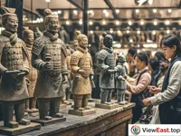 The Terracotta Army souvenir shop, a keepsake of history.