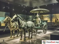 The Bronze Chariots and Horses of the Terracotta Army, showcasing exquisite bronze craftsmanship.