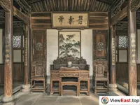 The Former Residence of the Fan Family in Tianyi Pavilion, Ningbo, exuding the scholarly lifestyle of ancient times.
