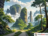 The Immortal's City of Longhu Mountain, a secret path to a fairyland.