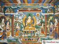 The mural corridor of the Potala Palace, a treasure trove of Tibetan culture.