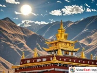 The resplendent golden roofs of the Potala Palace, a crystallization of ancient wisdom. 
