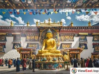 The prayers for health and peace in the Baishefo Hall of Jokhang Temple.