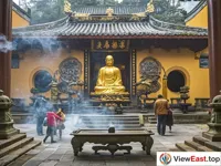 Sacred Flesh Buddha Hall of Jiuhua Mountain