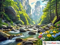 Clear Stream of Jinbian Creek