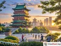 Morning Sun on Tengwang Pavilion
