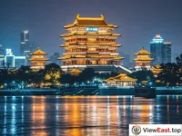 Night View of Tengwang Pavilion