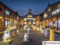Bustling Night Market at Taoxichuan