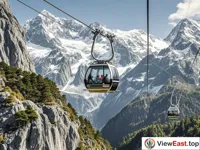 Aerial View from Yulong Snow Mountain Cableway