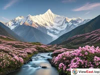 Rhododendron Sea at Meili Snow Mountain Spring's Vibrant Display