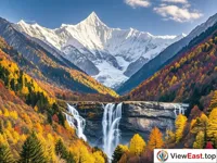 Autumn Colors of Meili Snow Mountain A Vibrant Canvas