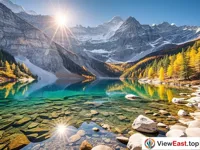 Daocheng Yading's Five-Colored Lake Pristine and Colorful