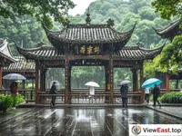 Wuhou Shrine in the Rainy Mood