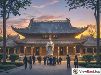 Sunset Grandure at Wuhou Shrine