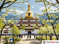 Vibrant Spring at Ta'er Monastery