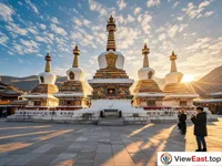 Sacred Light of the Eight Pagodas at Ta'er Monastery