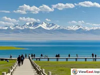 Leisurely Afternoon by the Blue Qinghai Lake