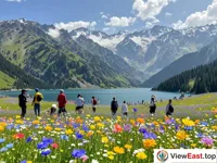 Summer Blossoms around Tianchi in Full Bloom