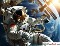Chinese Astronauts Performing Space Operations
