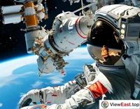 Long March Rocket in ISS Construction