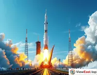 Long March 5 Rocket Launch Preparation