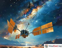 Tianwen-1 Probe Roaming the Cosmos