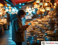 Mobile Payment for Handicrafts at Night Market