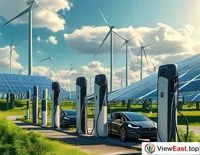New Energy Electric Vehicle Charging Station
