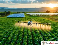 Green Fields Merge with Technology