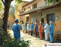 Health Check in Rural Clinic