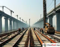 High-Speed Railway Construction Site